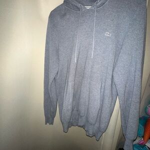 Lacoste Gray men’s Hoodie size US M